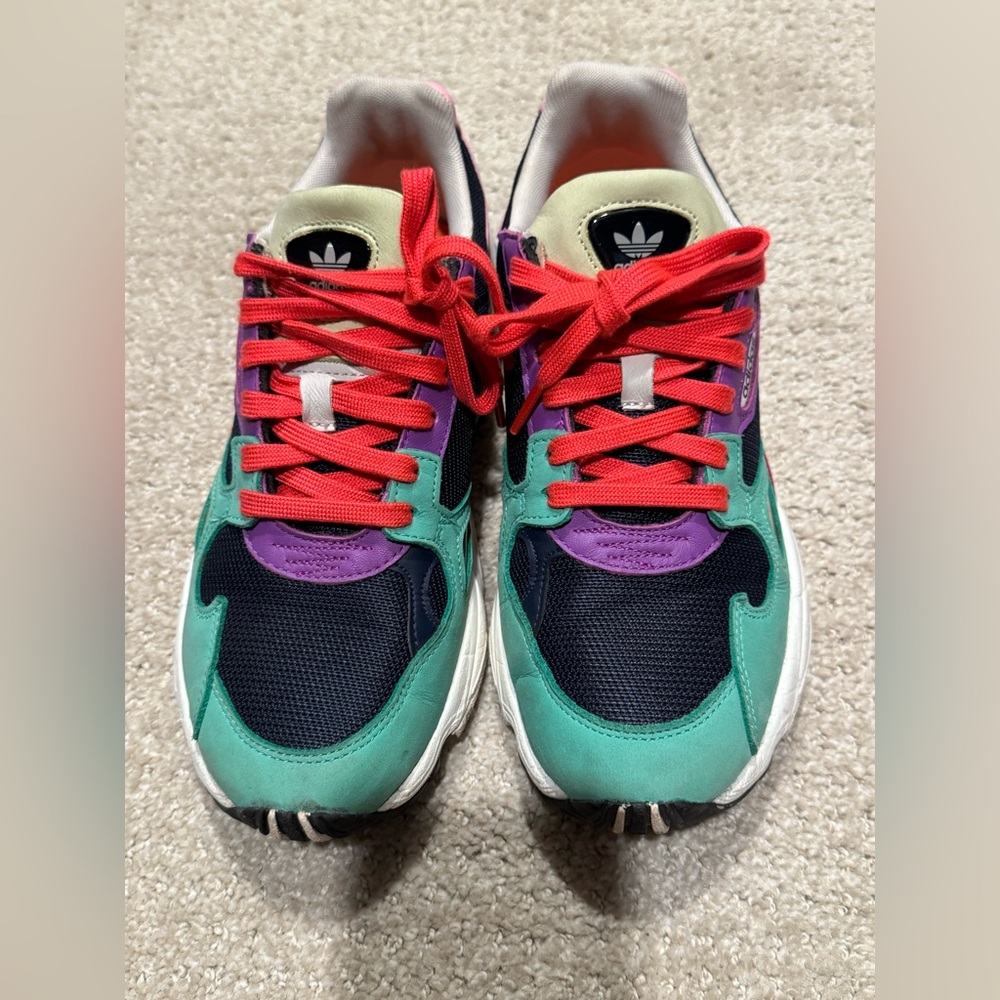 Adidas Women tenis shoes size 7.5 -Falcom Multicolor - Picture 2 of 5